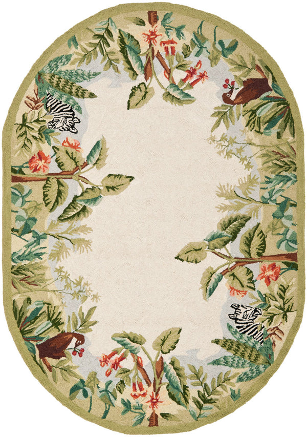 Safavieh Hk295 Hand Hooked Wool Rug HK295A-4R