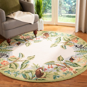 Safavieh Hk295 Hand Hooked Wool Rug HK295A-4R