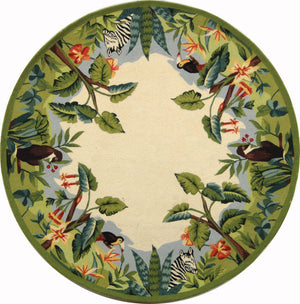 Safavieh Hk295 Hand Hooked Wool Rug HK295A-4R