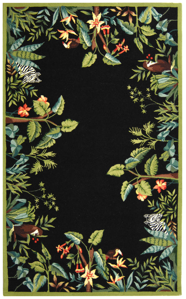 Safavieh Hk295 Hand Hooked Wool Rug HK295B-4R