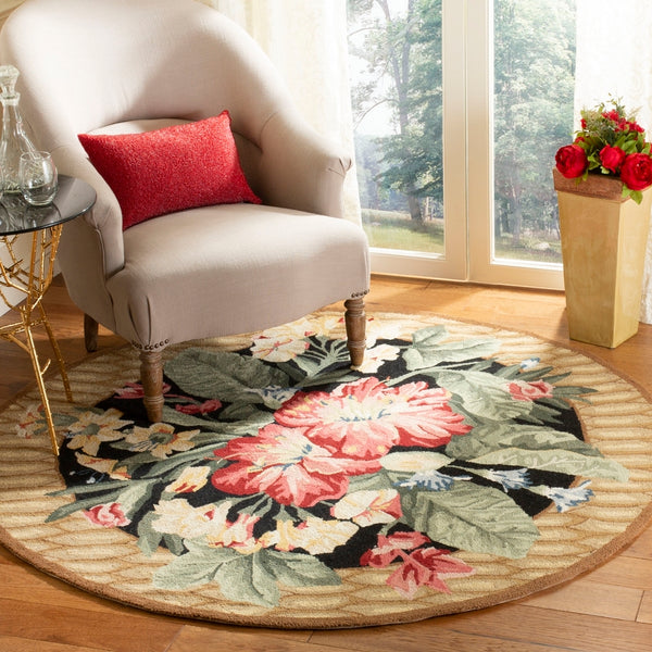 Safavieh Hk301 Hand Hooked Wool Rug HK301A-4R