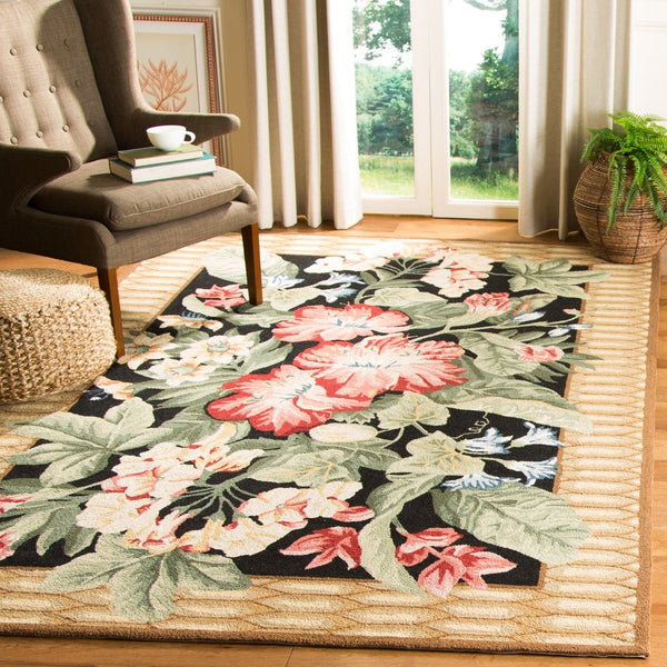 Safavieh Hk301 Hand Hooked Wool Rug HK301A-4R