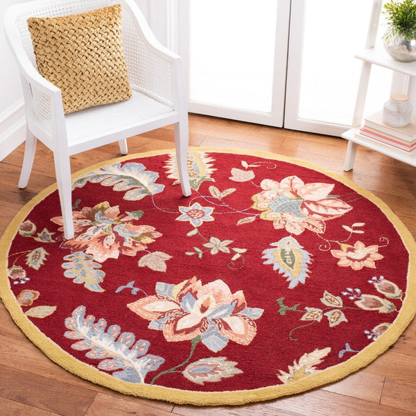 Safavieh Hk306 Hand Hooked Wool Rug HK306C-4R