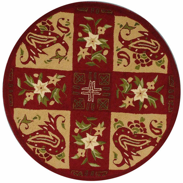 Safavieh HK308 Hand Hooked Rug