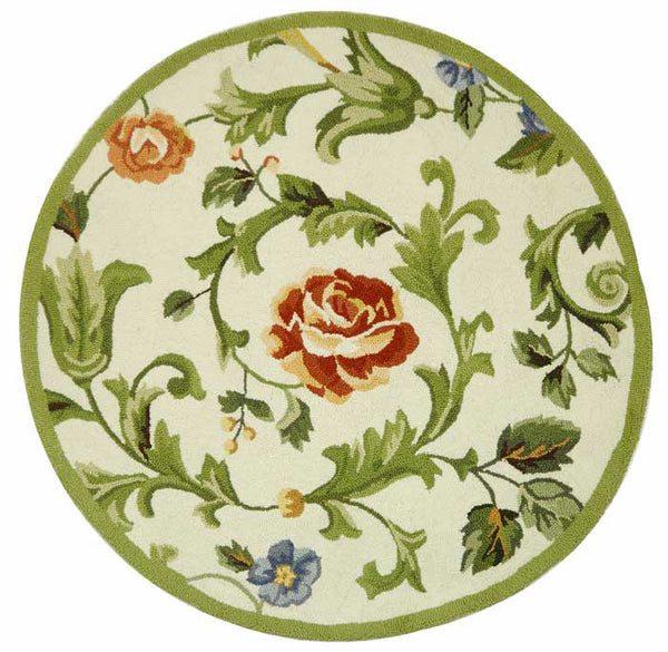 Safavieh Hk310 Hand Hooked Wool Rug HK310A-4R