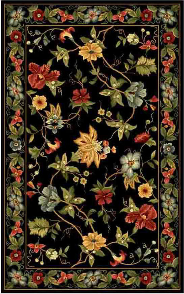 Hk311 Luxurious Hand Hooked Wool Pile Rug - Stunning Design for Cozy Home Interiors and Comfort