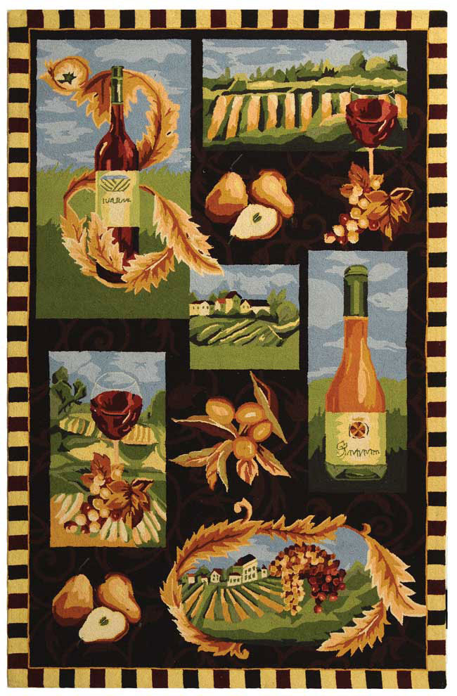 Safavieh HK318 Hand Hooked Rug