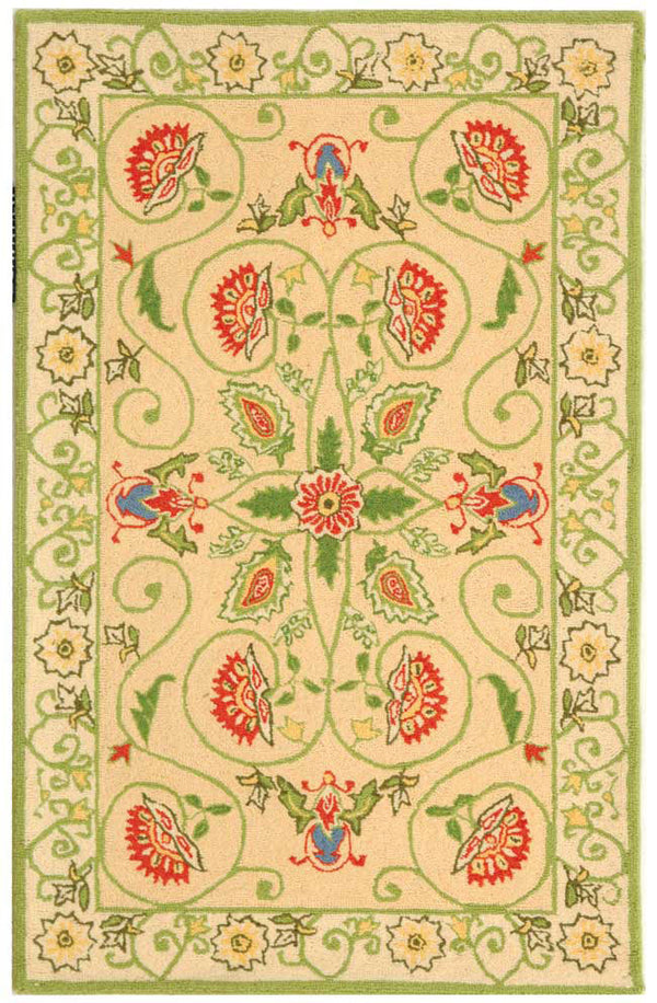 Safavieh Hk330 Hand Hooked Wool Rug HK330A-4R