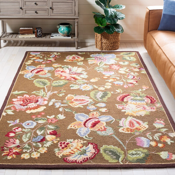 Safavieh Hk331 Hand Hooked Wool Rug HK331B-4R