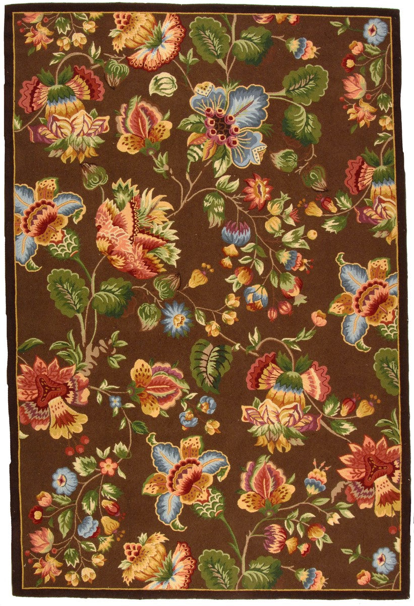 Chelsea Hand Hooked Rug - Luxurious 100% Wool Pile with Durable Cotton