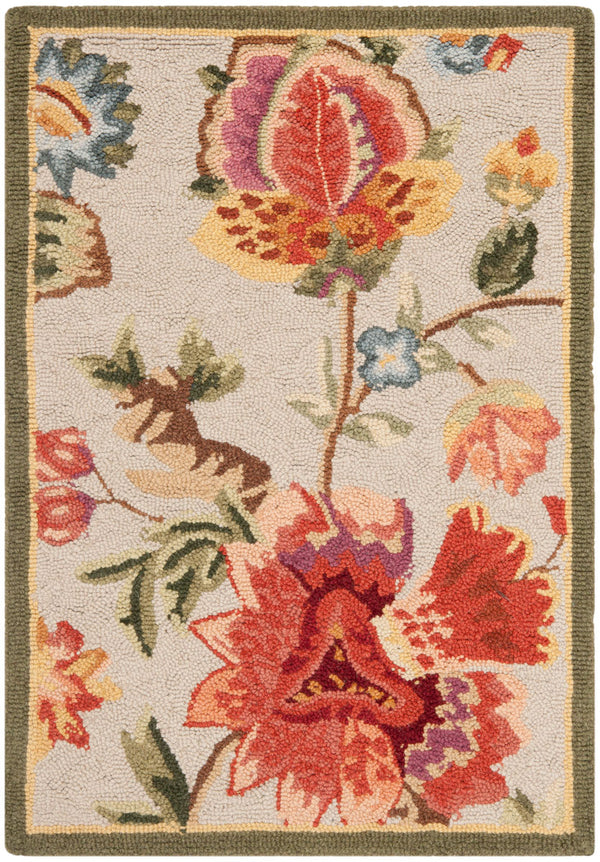 Safavieh Hk331 Hand Hooked Wool Rug HK331C-4R