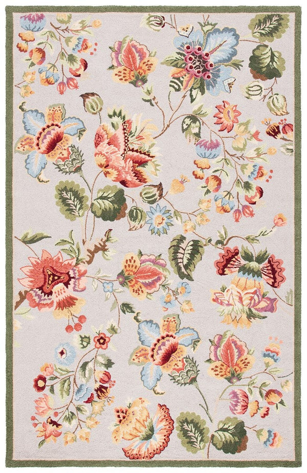 Safavieh Hk331 Hand Hooked Wool Rug HK331C-4R