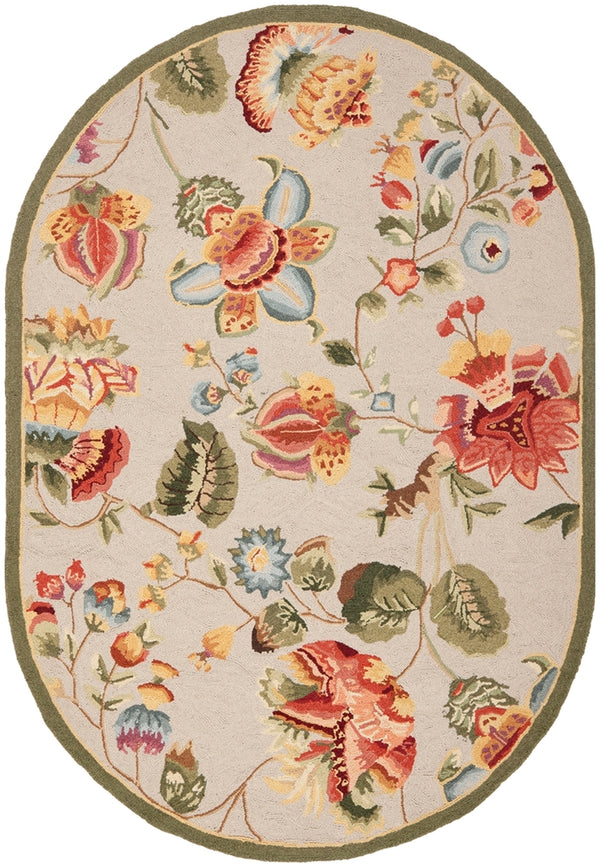 Safavieh Hk331 Hand Hooked Wool Rug HK331C-4R