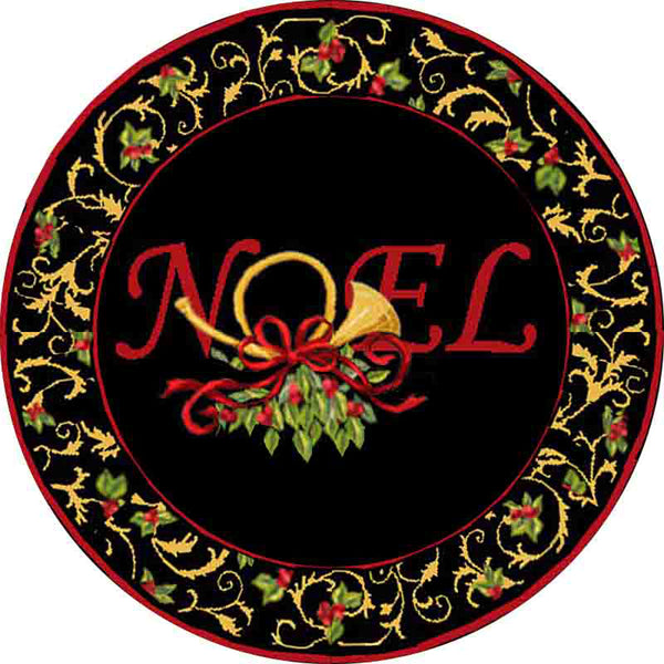 Safavieh Christmas Rug Hand Hooked Wool Pile Rug HK332B-6R