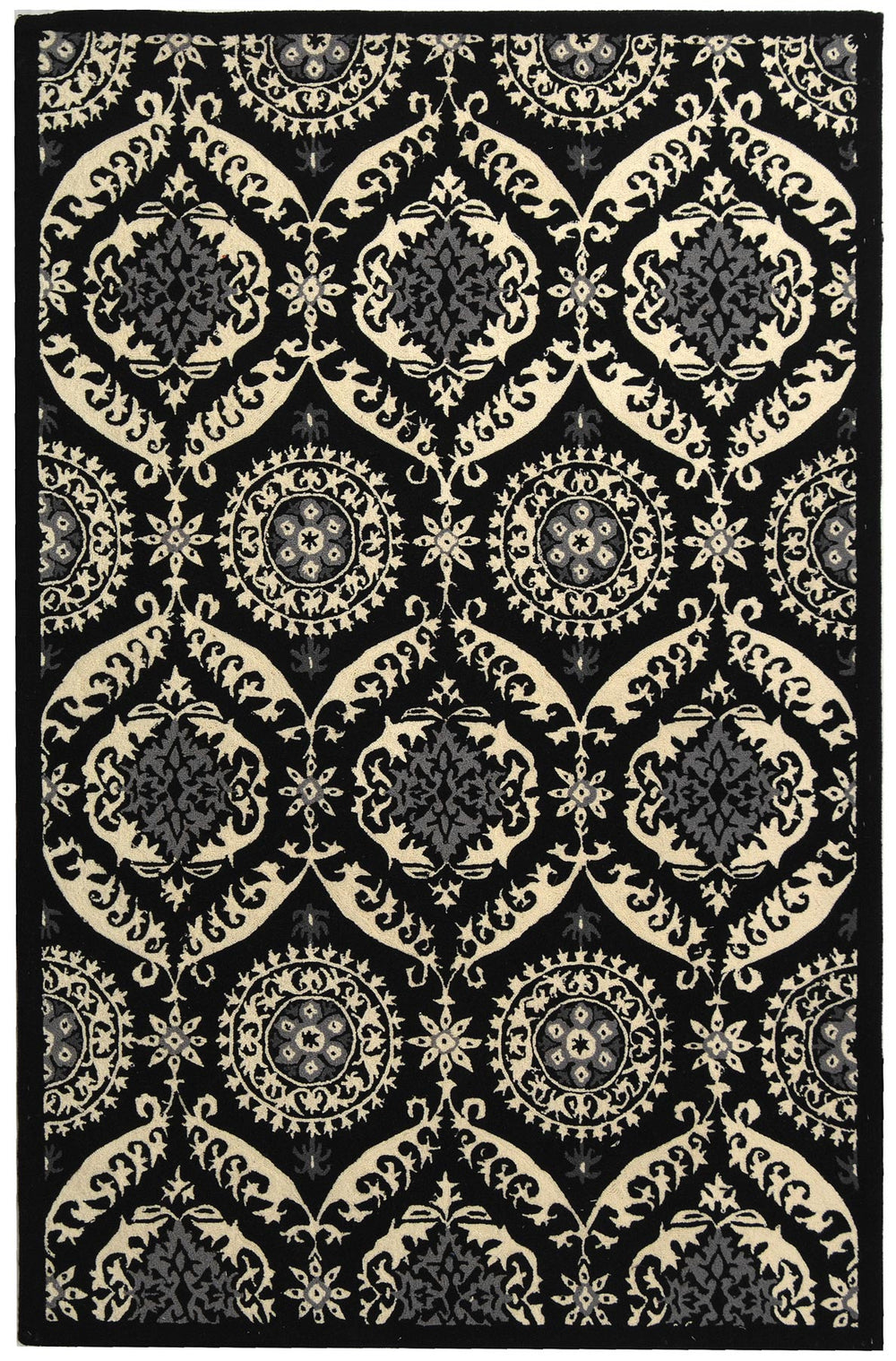 Safavieh Hk356 Hand Hooked Wool Pile Rug HK356A-4R