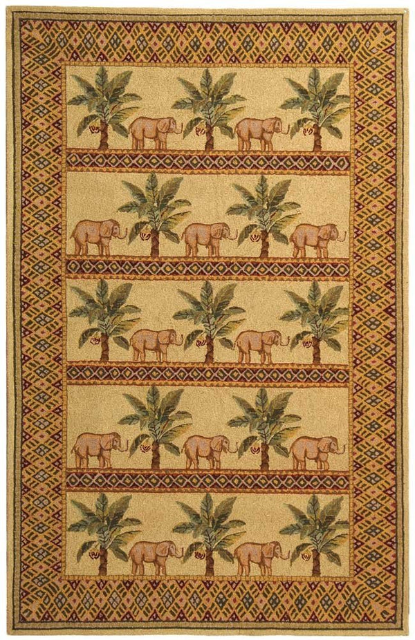 Safavieh HK44 Hand Hooked Rug