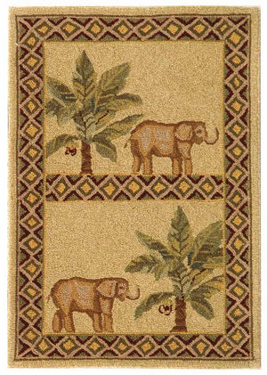 Safavieh HK44 Hand Hooked Rug