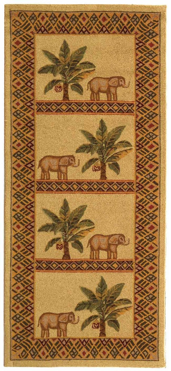 Safavieh HK44 Hand Hooked Rug