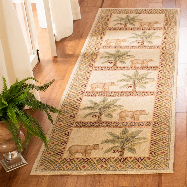Safavieh HK44 Hand Hooked Rug