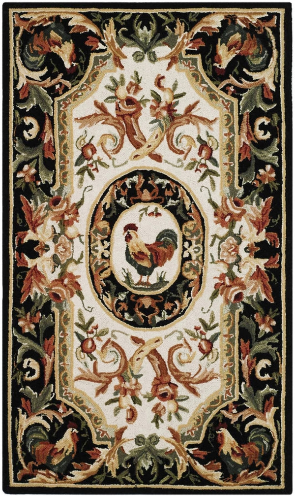 Safavieh Hk48 Hand Hooked Wool Rug HK48K-4R