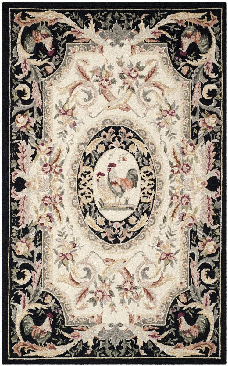 Hk48 Hand Hooked Wool Rug - Exquisite Indian Craftsmanship for Stunnin