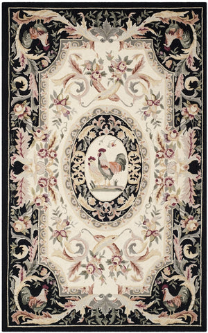 Safavieh Hk48 Hand Hooked Wool Rug HK48K-4R