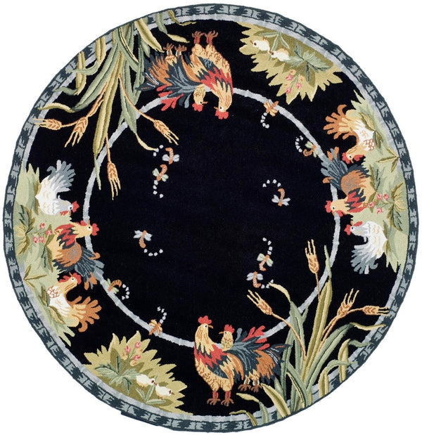 Safavieh Hk56 Hand Hooked Wool Rug HK56B-4R