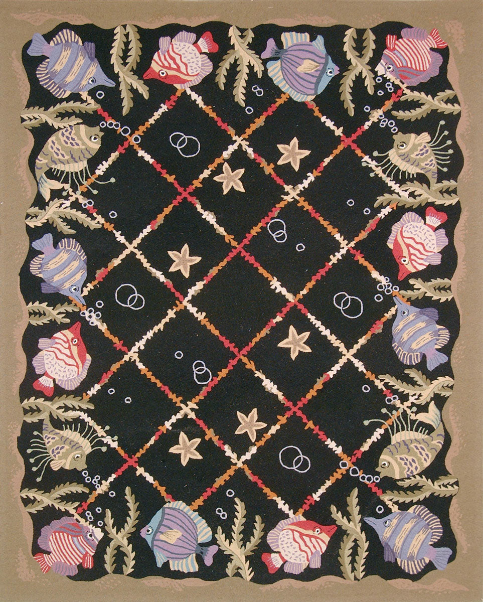 Safavieh HK61 Hand Hooked Rug