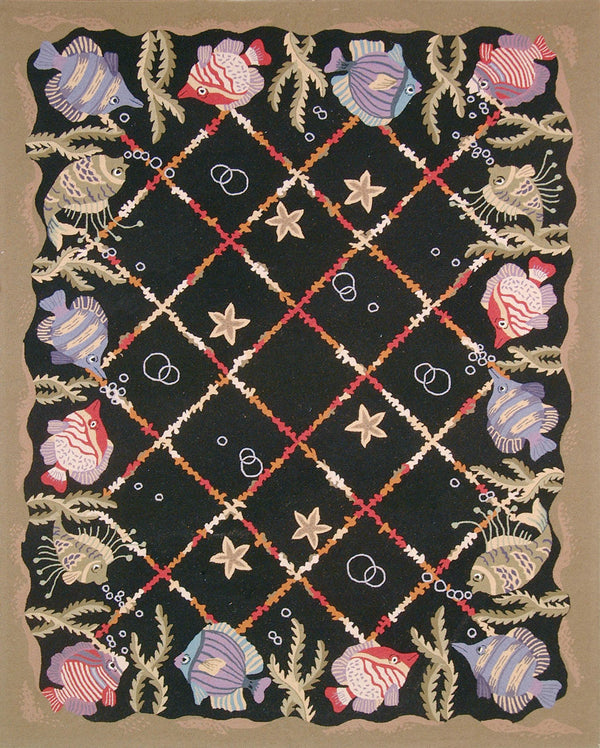 Safavieh HK61 Hand Hooked Rug