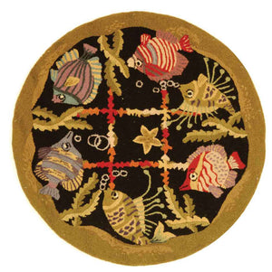 Safavieh HK61 Hand Hooked Rug