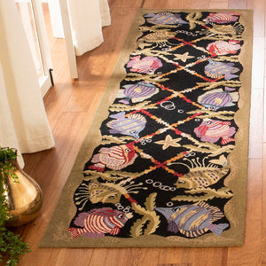 Safavieh HK61 Hand Hooked Rug
