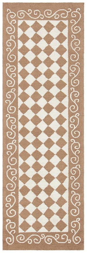 Safavieh Hk711 Hand Hooked Wool Pile Rug HK711B-3R