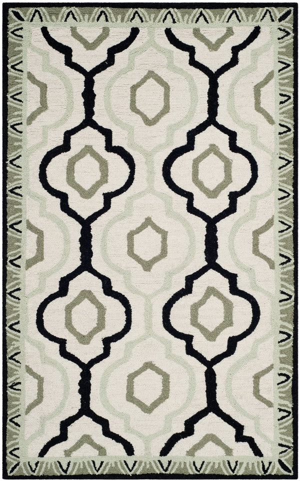 Safavieh Hk740 Hand Hooked Wool Pile Rug HK740A-3R