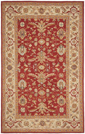 Nottingham Hand Hooked Rug in Premium Virgin Wool – Timeless American & European Design Elegance