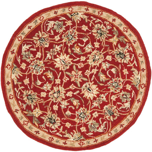 Safavieh Hk78 Hand Hooked Wool Rug HK78B-4R