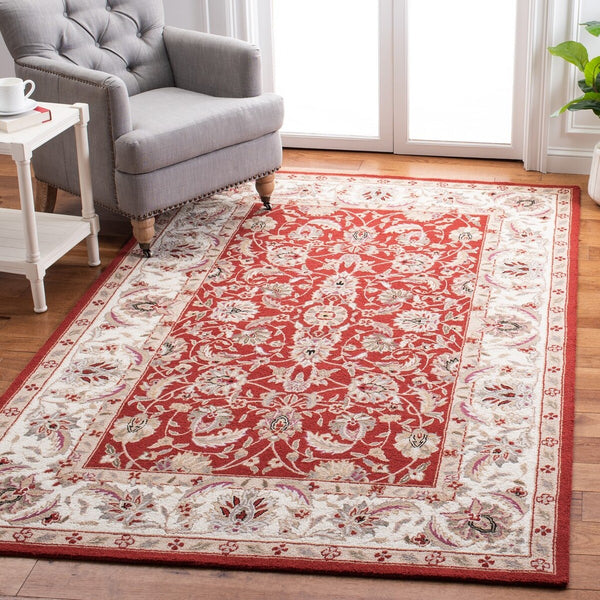Chelsea Hand Hooked Rug - Luxurious 100% Virgin Wool Pile with Durable Cotton Backing for Any Space