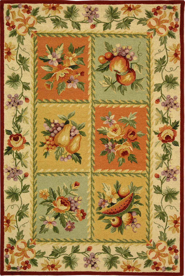 Safavieh Hk91 Hand Hooked Wool Pile Rug HK91A-2745