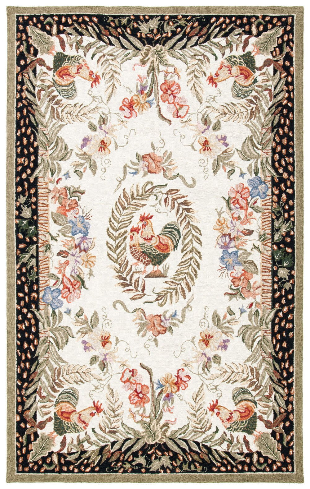 Safavieh Hk92 Hand Hooked Wool Rug HK92A-4R