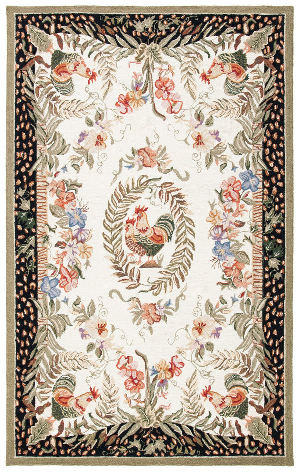 Safavieh Hk92 Hand Hooked Wool Rug HK92A-4R