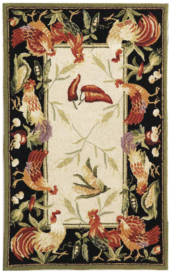Safavieh Hk94 Hand Hooked Wool Rug HK94A-4SQ
