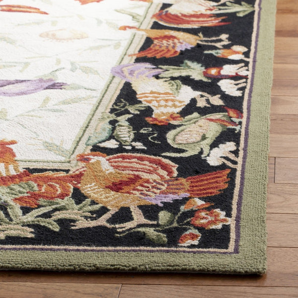 Safavieh Hk94 Hand Hooked Wool Rug HK94A-4SQ