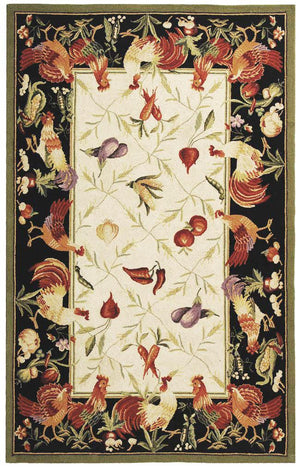 Safavieh Hk94 Hand Hooked Wool Rug HK94A-4SQ