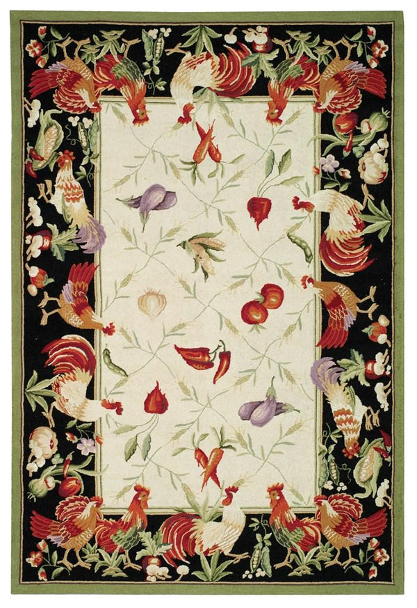 Safavieh Hk94 Hand Hooked Wool Rug HK94A-4SQ