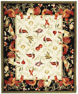 Safavieh Hk94 Hand Hooked Wool Rug HK94A-4SQ