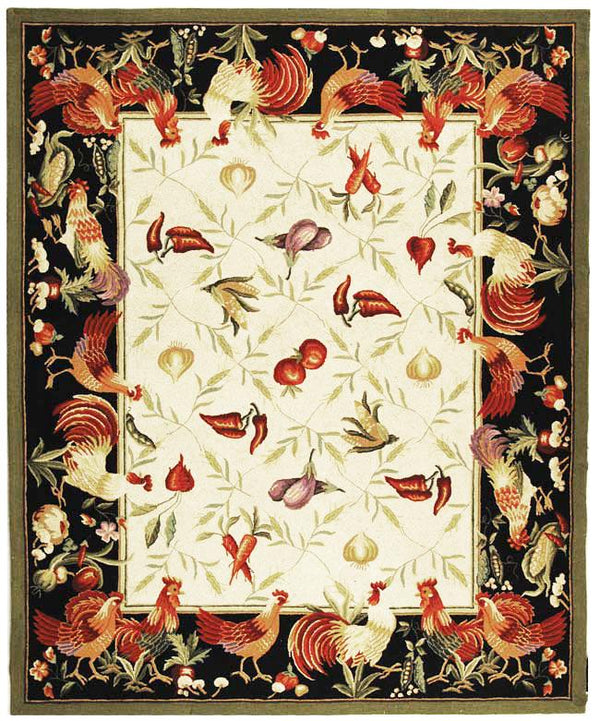 Safavieh Hk94 Hand Hooked Wool Rug HK94A-4SQ