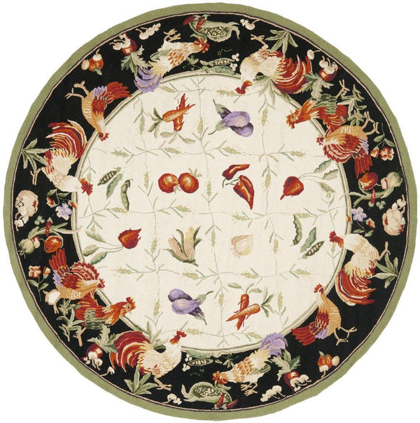 Safavieh Hk94 Hand Hooked Wool Rug HK94A-4SQ