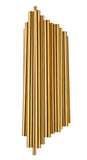 Bethel Gold Wall Sconce in Stainless Steel