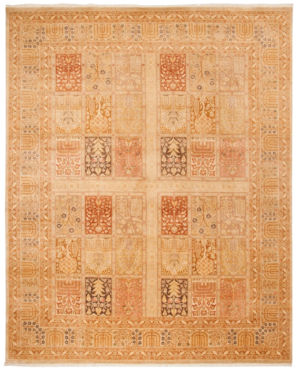 HL149 Exquisite Hand Knotted Wool Rug – Timeless Elegance for Your Home Décor and Comfort