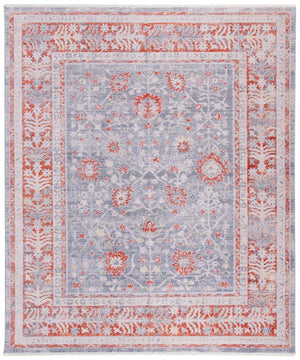 Hellenic 400 Hellenic 416 Traditional Power Loomed 70% Wool, 20% Viscon, 10% Polyamide Rug Grey / Rust