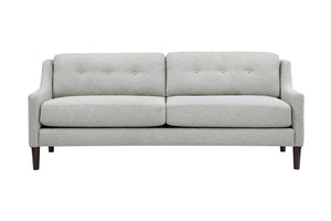 Porter Designs Mellon Tufted Modern Sofa Cream 01-207C-01-1651